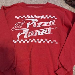 Disney pizza planet crewneck